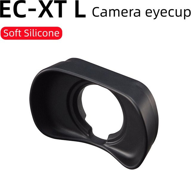 Fujifilm EC-XT L Augenmuschel-Sichtschutz aus weichem Gummi in Schwarz für Fuji XT1 XT2 XT3 XT4 XH1 GFX-50S GFX100 - Bild 1