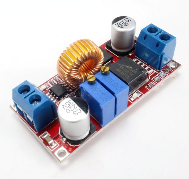 XL4015 DC-DC einstellbarer Abwärtswandler 5 A, Abwärtsspannungsregler 4–38 V auf 1,25–36 V, Multicolor - Bild 1