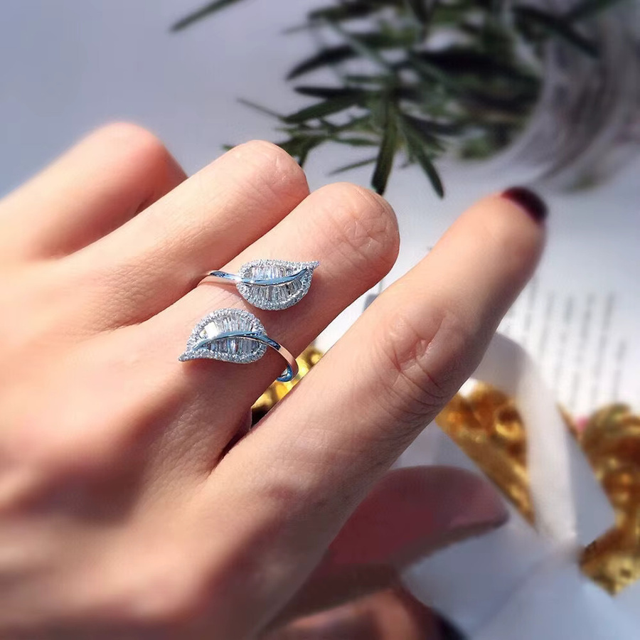 Huitan Ring, Silber, Kristall, Zirkonia, Damen - Bild 3