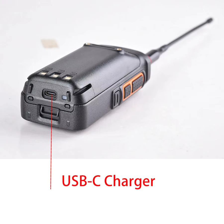 Radtel RT-470X Zweiwegradio Schwarz mit USB-C Anschluss für Amateurfunk, Luftfahrt, Marine und NOAA - Bild 3