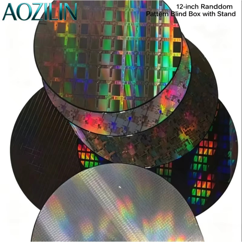 AOZILIN Silizium-Wafer Halbleiterchip als IC CPU Substrat für Display, Forschung und Lehre, Multicolor - Bild 4
