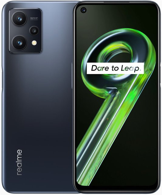 realme 9 5G Smartphone Meteor Black mit 128 GB Speicher und 4 GB RAM - Bild 1
