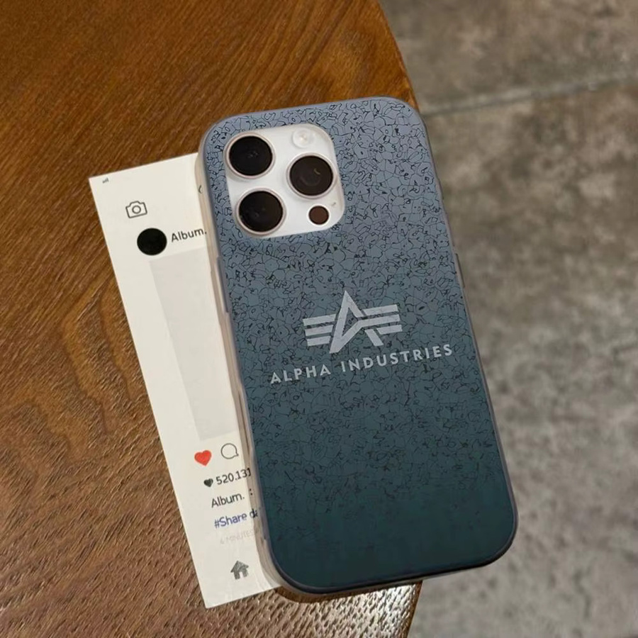 Alpha Industries Handyhülle Jacket mit Wellenmuster für iPhone 17 16 15 14 13 12 11 Pro Max Pro Plus - Bild 4