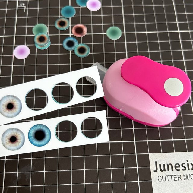 TIANMENG Blythe Glass Eye Chip Kreisschneider, 14mm Presswerkzeug für Puppenaugen - Bild 1