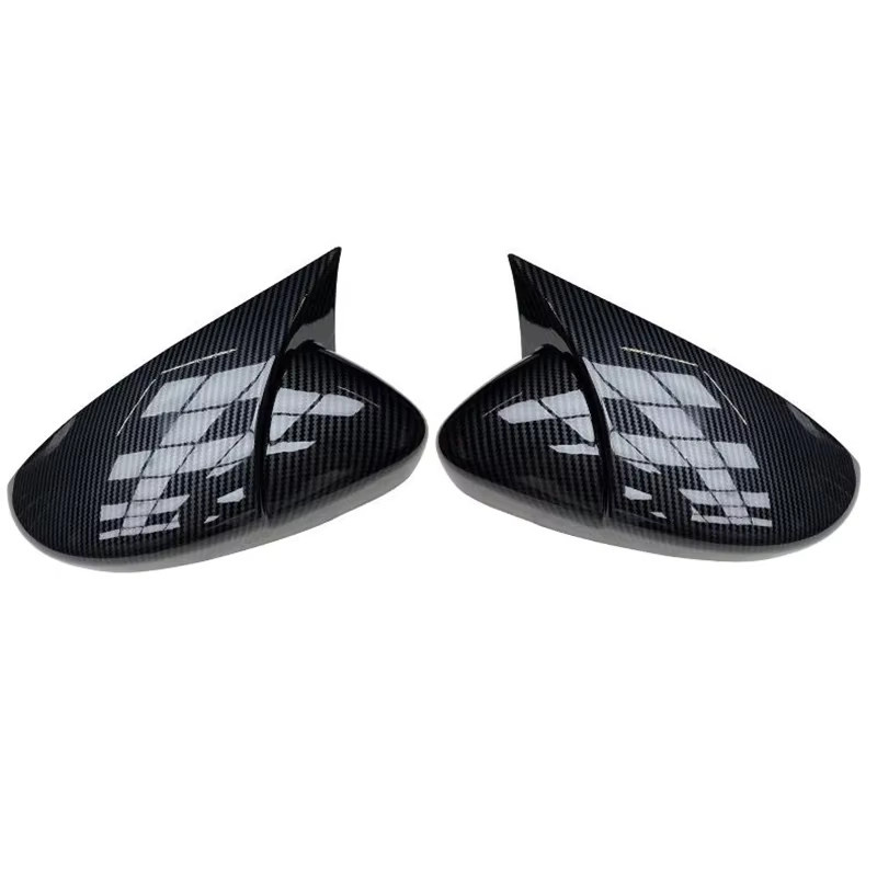 2 Stück Phirikes Auto-Rückspiegel-Abdeckungsschutz für VW Golf 6 MK6 R VI 2009–2013, Schwarz - Bild 3
