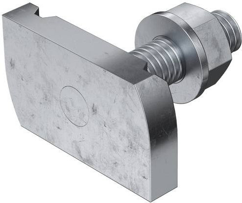 OBO Bettermann Hammerkopfschraube MS41HB M8x30 ZL 1148310 aus Stahl, Silber, 50 Stück - Bild 1