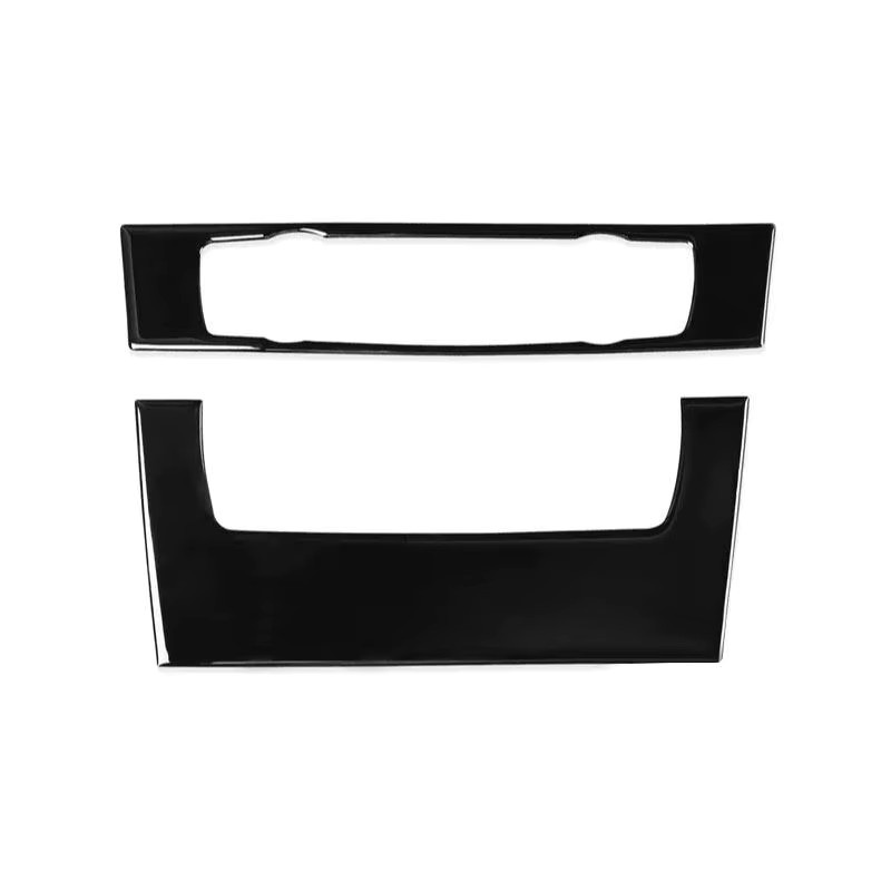 Mittelkonsole Rahmenverkleidung für BMW 3er E90 E92 E93 (2005–2012) für Klimaanlage und CD-Bedienfeld in Klavier Schwarz - Bild 3
