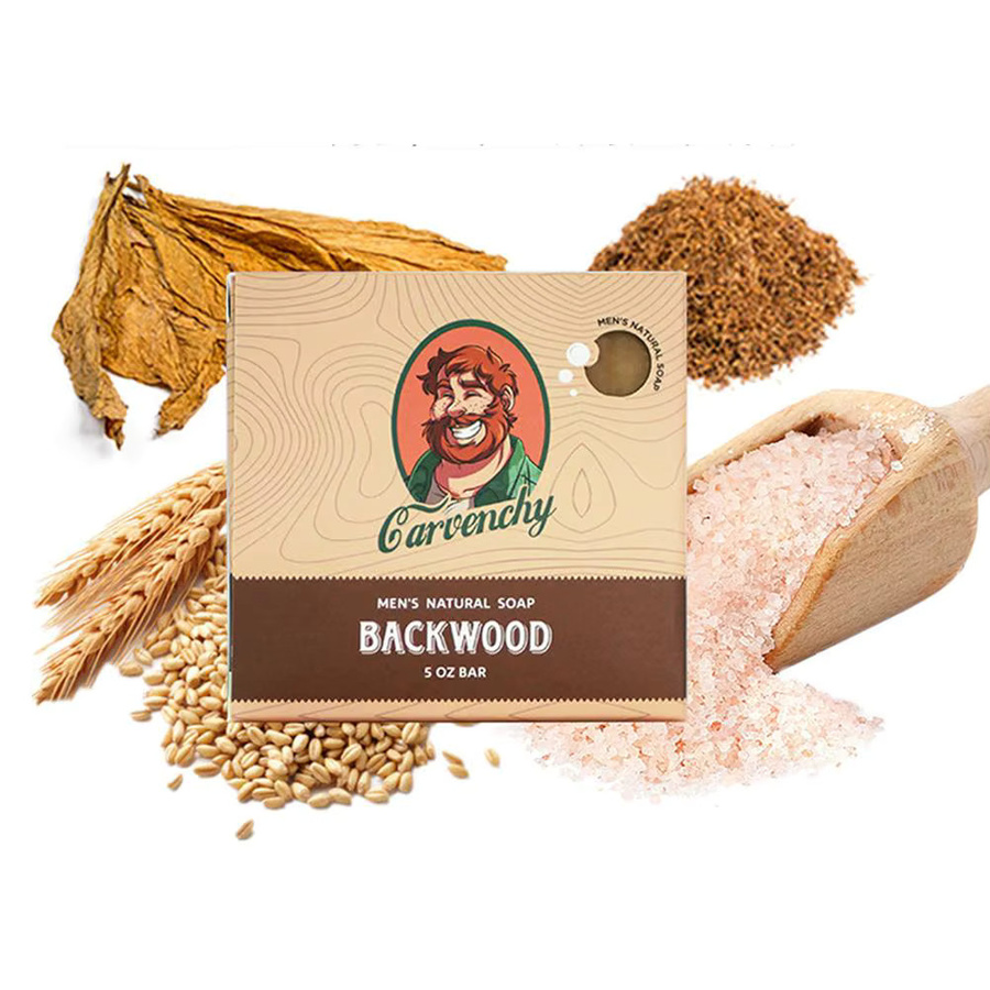 Carvenchy Backwood Badeseife für Herren, Peeling-Reinigungsseife - Bild 5