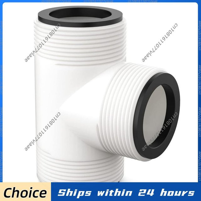 Intex T-Verbindungsschlauchadapter 38 mm in Weiß als Ersatzteil für Schwimmbadfilter von Coleman und Intex - Bild 1