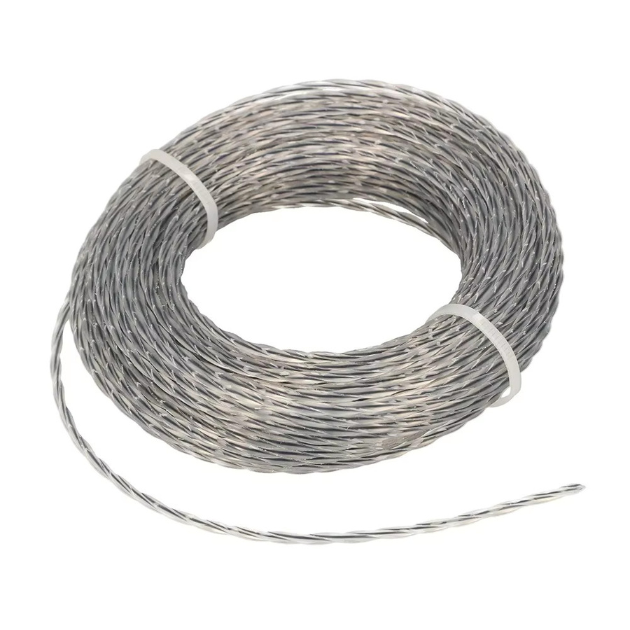 Vibratite Kernverstärkter Rasentrimmerfaden Grau, Durchmesser: 2,0–4,0 mm, Länge: 20 m Fadenspule - Bild 2