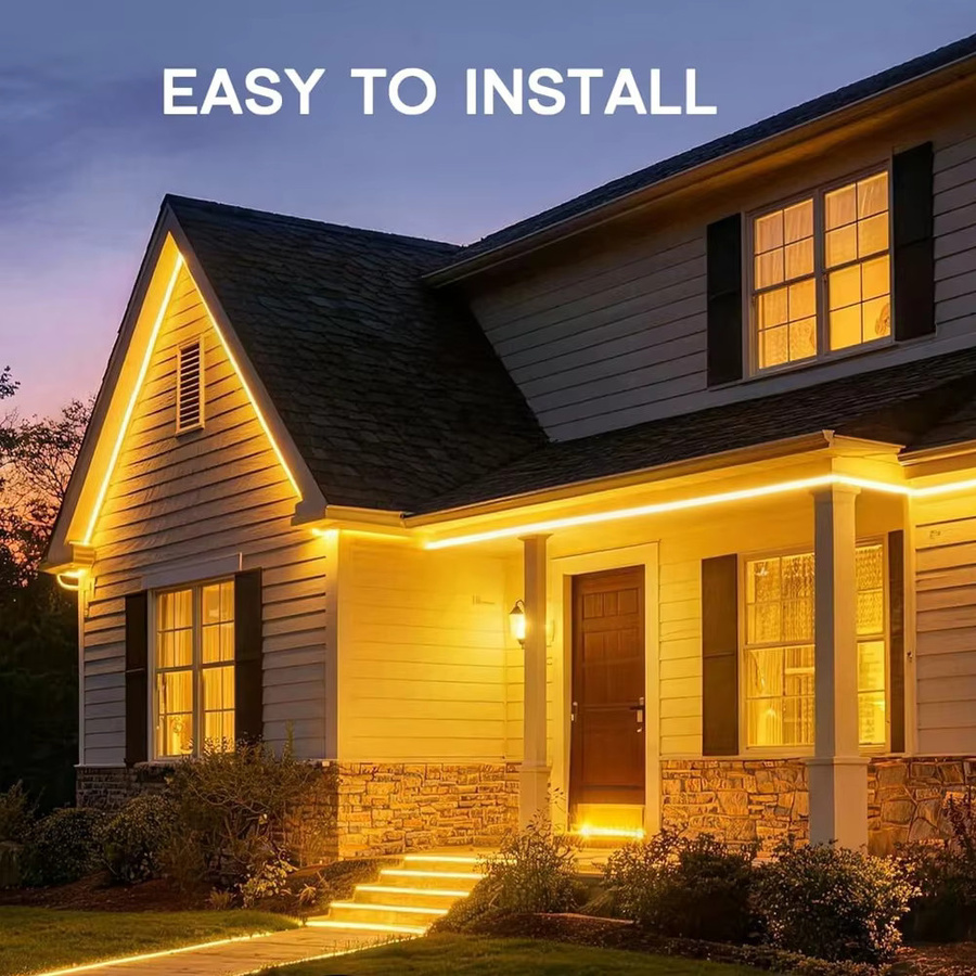 CENFAYA Tuya WiFi COB LED-Streifen IP67 24V Warmweiß Dimmbar mit Fernbedienung für Innen- und Außenbereich kompatibel mit Alexa und Home Assistant - Bild 3