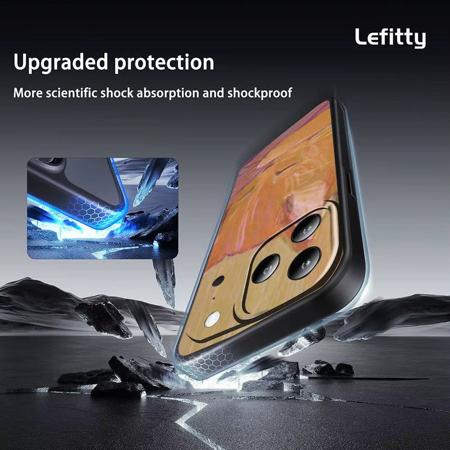 Handyhülle mit schlafender orangefarbener Katze im koreanischen Stil für iPhone 11 bis 17 Pro Max Plus Mini, Schwarz Matt Soft Shell - Bild 5