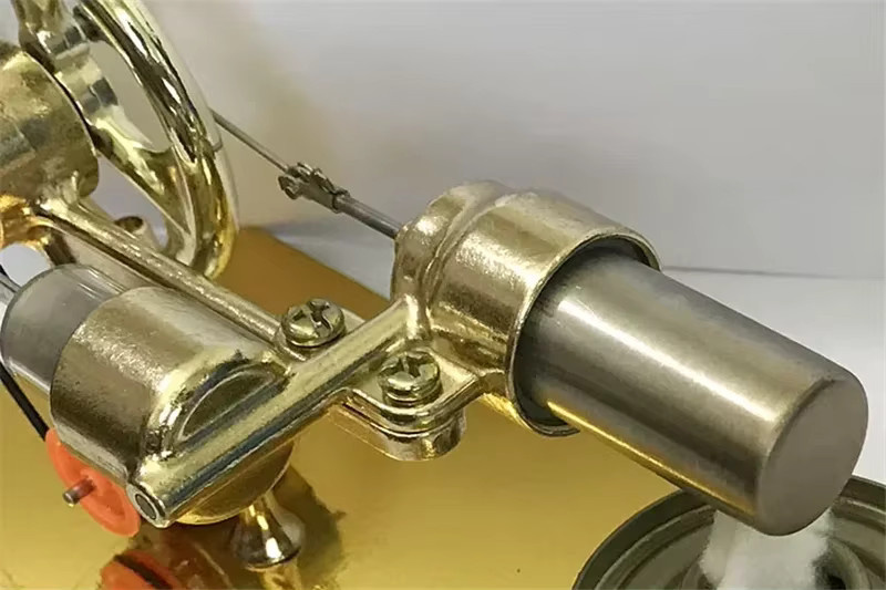 luxuglow Heißluft-Stirlingmotor-Experimentmodell, elektrischer Generator, Metall - Bild 2