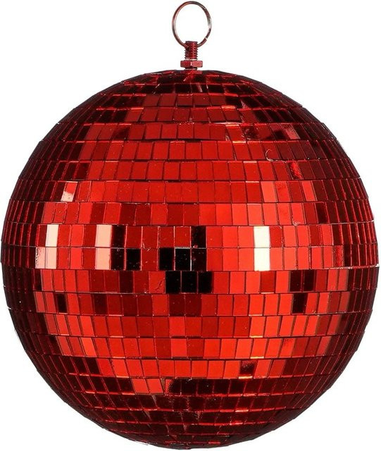 Mica Decorations Ornament Spiegel Kugel Rot Durchmesser: 20 cm - Bild 1