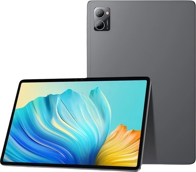 BDF-Y7 Android Tablet 10,1 Zoll mit 8 GB RAM, 256 GB ROM, Android 13, 5G WiFi und 4G Mobilfunk, Grau - Bild 1