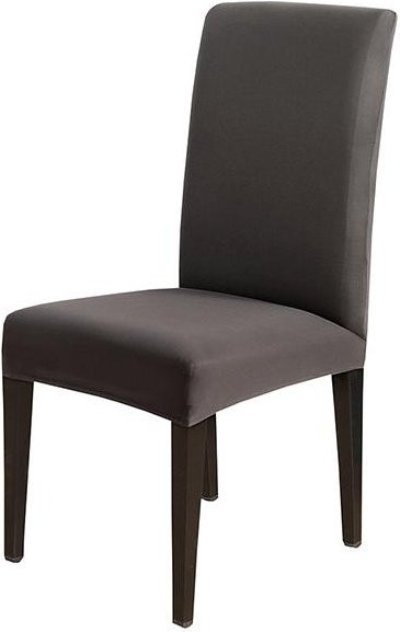 Airldianer Stuhlbezüge aus elastischem Spandex in Grau, 24 Farben, waschbare Stretch-Stuhlhussen für Esszimmer und Bankette - Bild 1