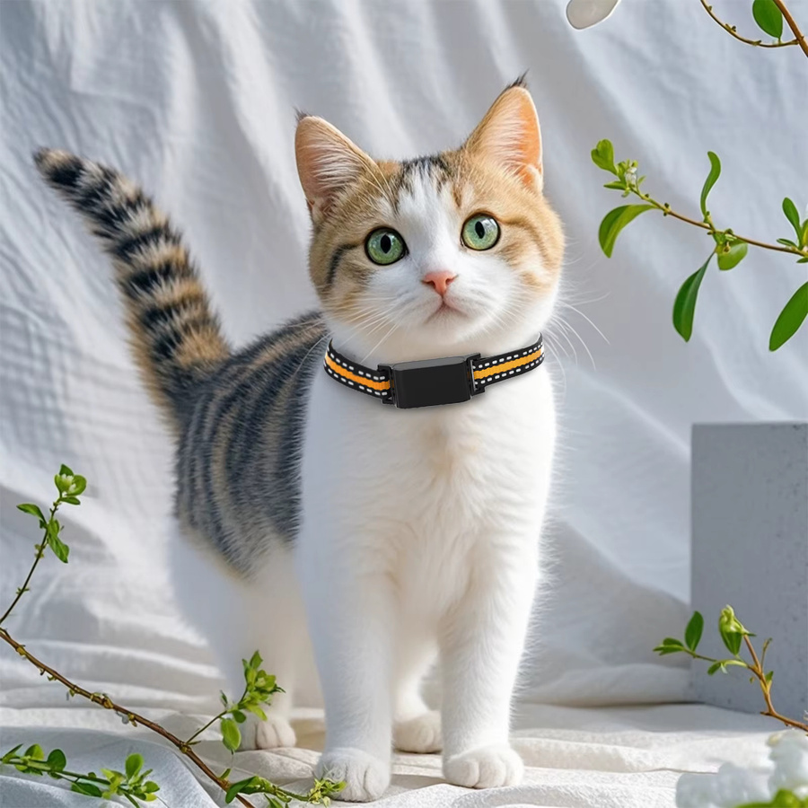 NUOYING IP67 Wasserdichtes Mini 4G GPS Tier-Tracking-Halsband zur Echtzeit-Ortung für Hunde und Katzen - Bild 5