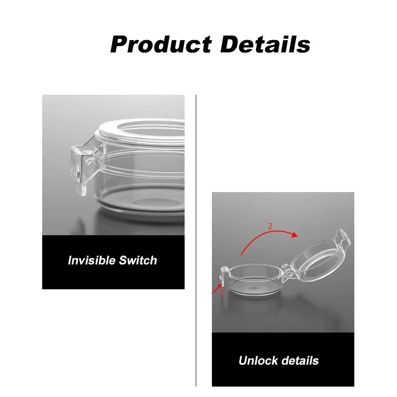vvocci Baby-Sicherheitsschutz Türschlossabdeckung, transparent, Multipack - Bild 3