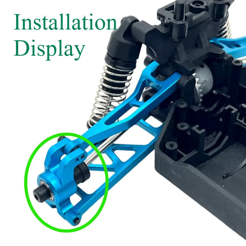 MJX RC Auto Modifikation Ersatzteile, Metall-Hinterradträger, 1:18 - Bild 3