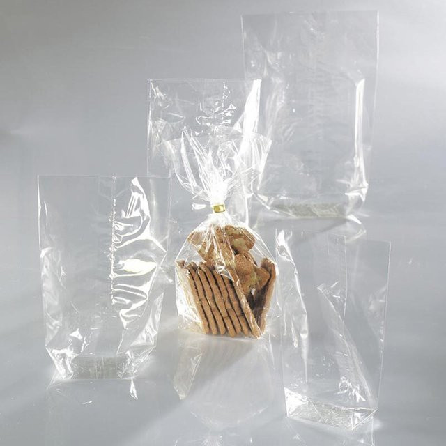 folia Zellglasbeutel transparent 10 Stück B: 9,5 cm, H: 16 cm - Bild 1