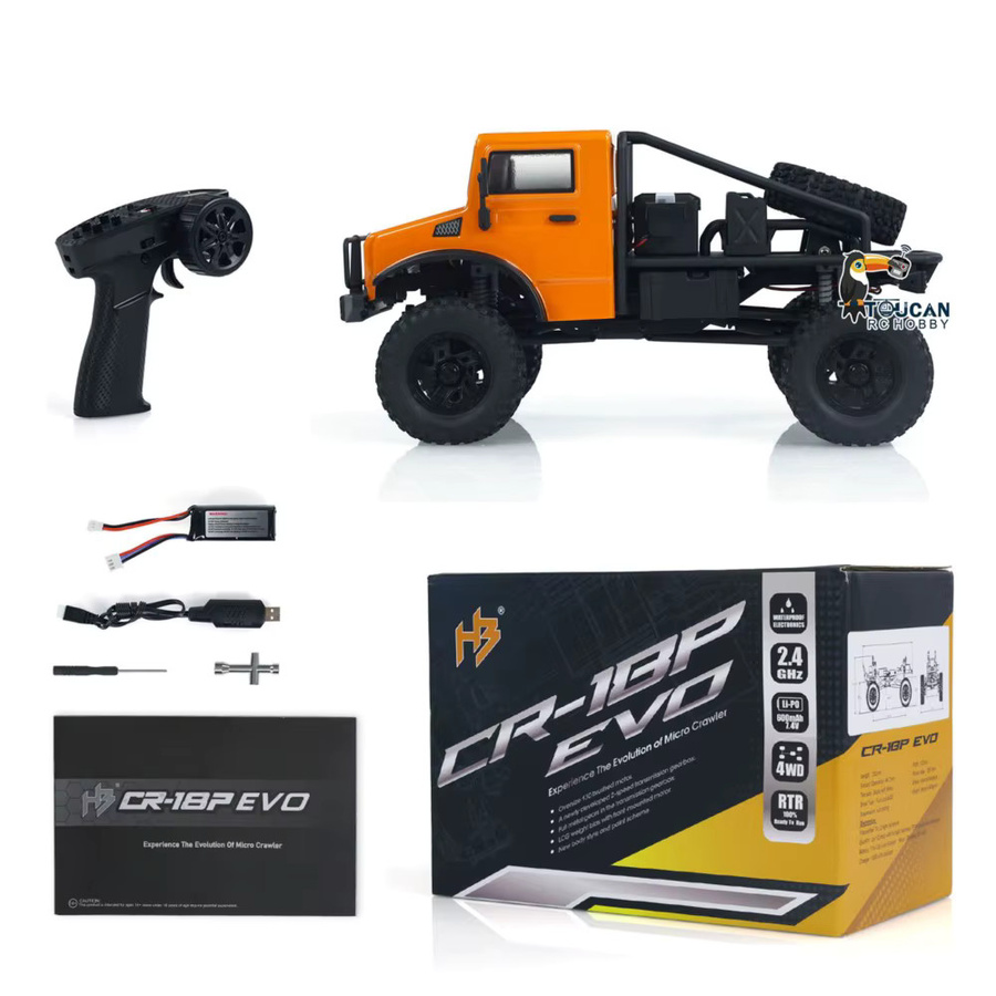 HobbyPlus CR18P RC Geländewagen, 1/18, 4WD Crawler-Auto - Bild 5