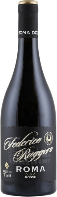 Federico Ruggero Roma Rosso, Merlot, 2022, Rotwein, 0,75 l - Bild 1