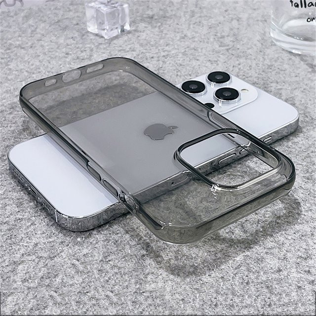YX Transparente TPU-Schutzhülle für iPhone 17 Pro Max 16 15 14 Plus 13 12 11 X, ultradünne und stoßfeste Silikonhülle in Transparent - Bild 1