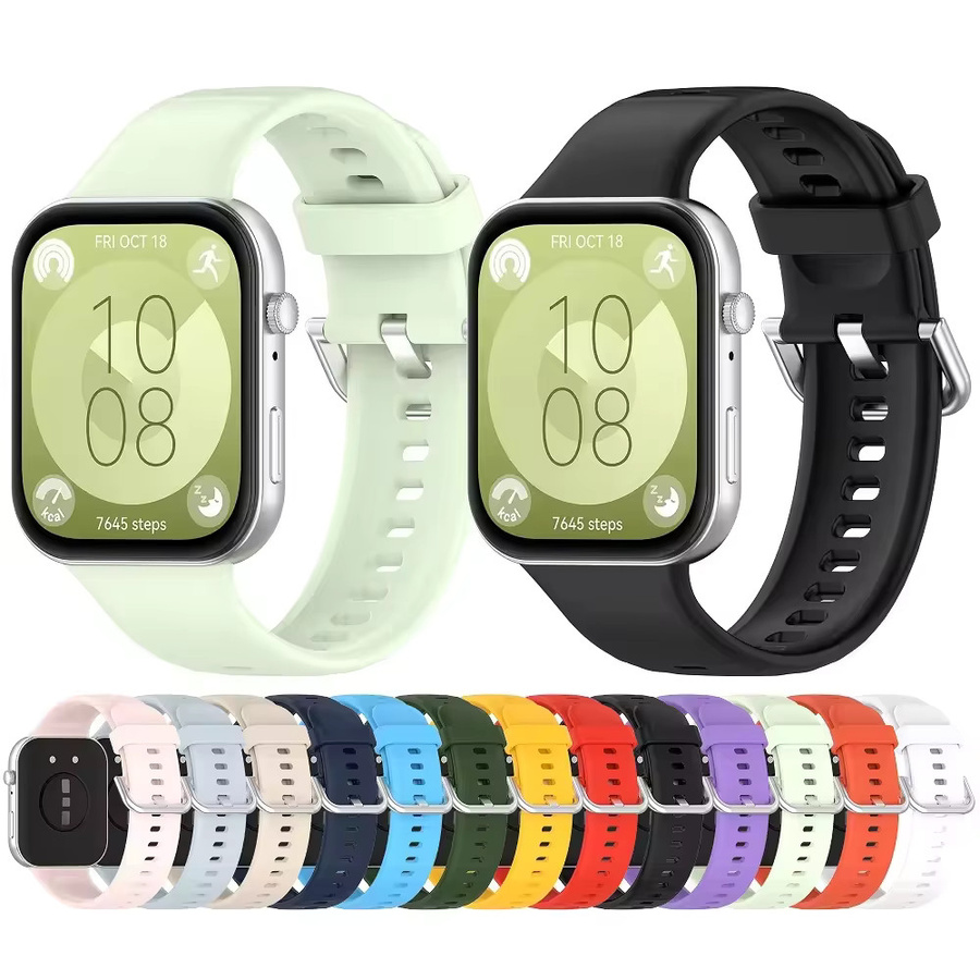LCAPLE Uhrenarmband Silikon, Huawei Watch Fit 3/Fit 4/Fit 4 Pro, Unisex - Bild 4