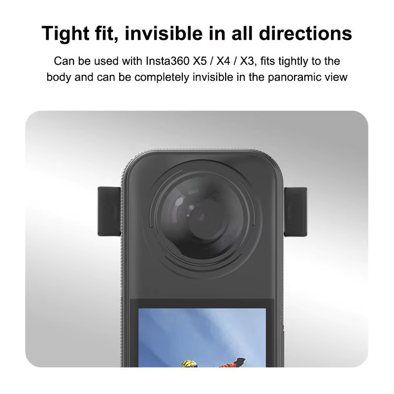 PULUZ 6er Set Windschutz Schaumdichtung zur Rauschunterdrückung in Schwarz für Insta360 X5, X4 und X3 Kamerazubehör - Bild 4