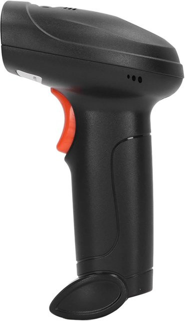 Drahtloser 2D QR-Code-Scanner mit Sprachsteuerung und Bluetooth sowie USB-C, Schwarz - Bild 1