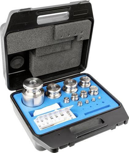 Kern M1 Gewichtsatz aus Edelstahl in Silber mit Kunststoff-Etui, 1 mg - 5 kg - Bild 1