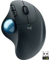 Logitech ERGO M575 for Business Trackball Maus, kabellos via Bluetooth oder Logi Bolt USB-Empfänger, Graphite - Bild 1