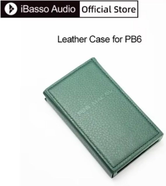 IBasso Lederetui für PB6 tragbarer DAC USB-Kopfhörerverstärker in Grün - Bild 1