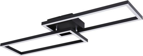 GLOBO LIGHTING Deckenleuchte aus Metall mit LED-Leuchtmittel in Schwarz - Bild 1