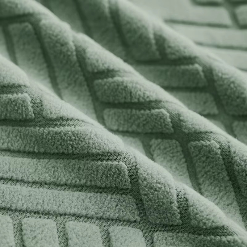 WANERQU Jacquard-Stuhlbezug für Esszimmerstühle, dehnbarer und waschbarer Stuhlbezug ohne Armlehnen, Farbe: Grün - Bild 3