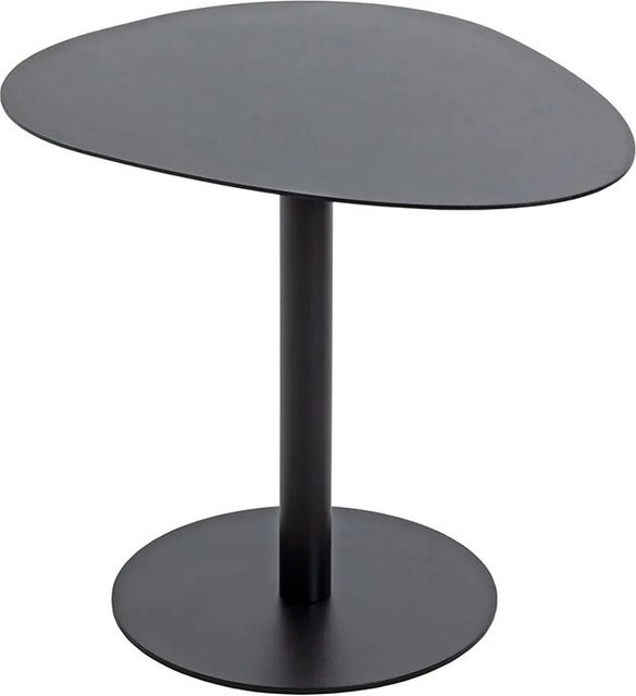 Gilde Beistelltisch Organic Schwarz Matt aus Metall, Durchmesser: 42 cm, Höhe: 51 cm - Bild 1
