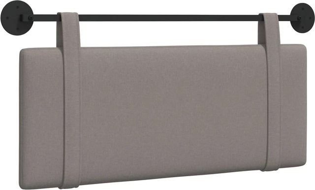 vidaXL Wandmontiertes Polsterpaneel in Beige, B/H/T: 110 x 55 x 5 cm - Bild 1