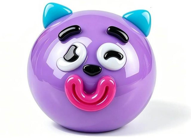 Smushers Squishy, Hundegesichtswechsel Squishy Spielzeug, violett - Bild 1