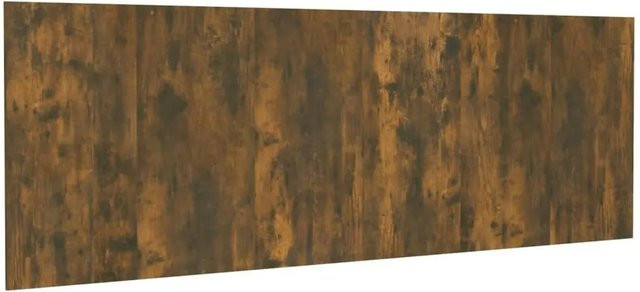 vidaXL Wand Kopfteil aus Holzwerkstoff in Räuchereiche, Farbe: Braun, B: 240 cm, H: 80 cm, T: 1,5 cm - Bild 1