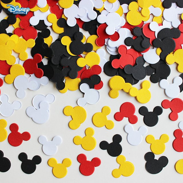 Disney Mickey Mouse Konfetti Set für deine Party Dekoration, 100 Stück, bunt - Bild 1