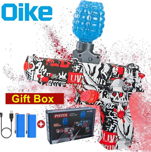 Oike Elektrische Gel-Ball-Spielzeugpistole, Automatische Splatter-Gel-Pistole, ab 14 Jahren - Bild 1