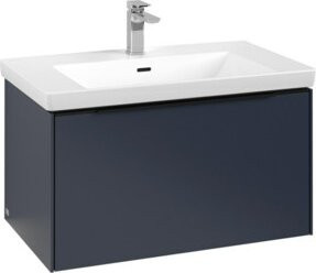 V&B Waschtischunterschrank Subway 3.0 in Marbel Blau, B/T/H: 77,2 x 42,9 x 47,8 cm - Bild 1