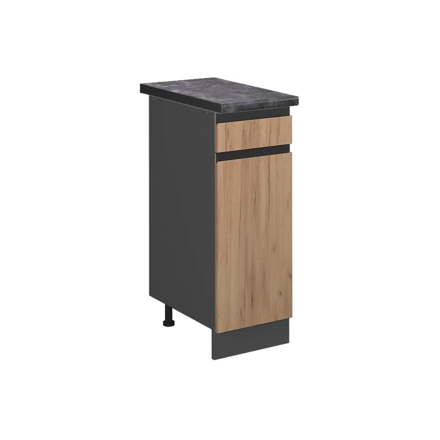 Vicco Küchenunterschrank R-Line Goldkraft Eiche Anthrazit, B/T/H: 30 x 60 x 81,6 cm - Bild 2