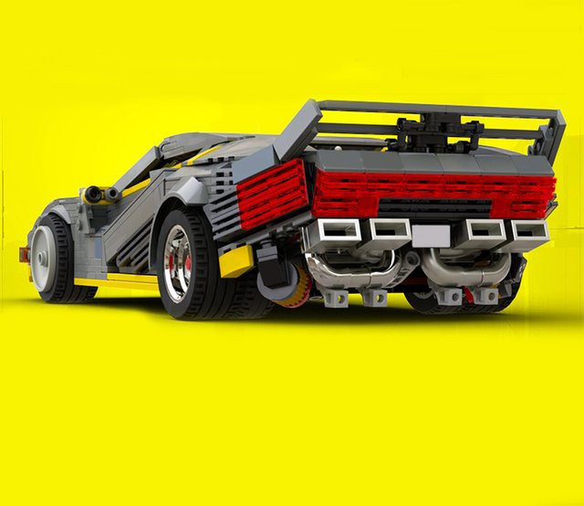 VTech Cyberpunk 2077 Quadra V-Tech Turbo-R, Modellbausteine, 1138 Teile - Bild 1