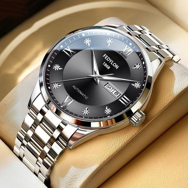 UrbanEdge Armbanduhr, Quarz, Edelstahl, Schwarz, Herren - Bild 1