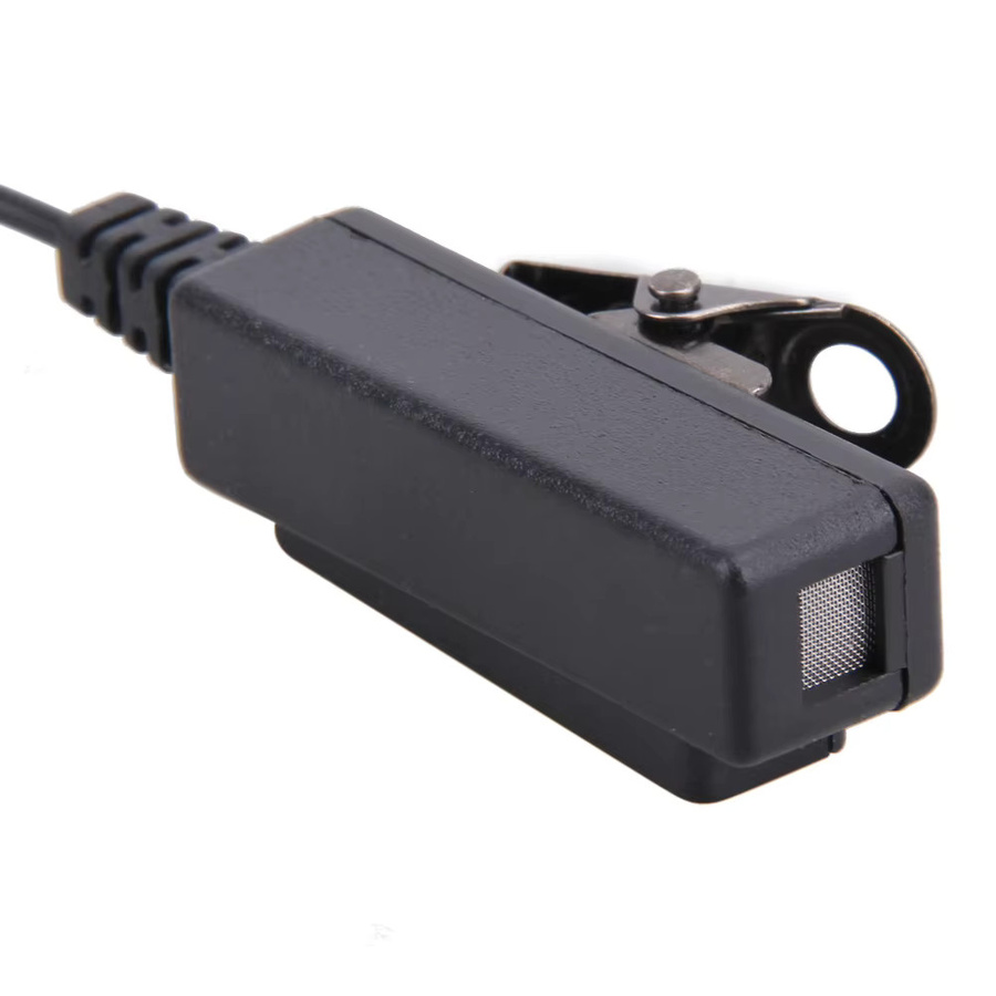Motorola PTT-Mikrofon-Ohrhörer-Headset mit Luftakustikschlauch in Schwarz für Walkie-Talkie und CB-Funkgeräte wie Baofeng UV-5R und BF-888S - Bild 3
