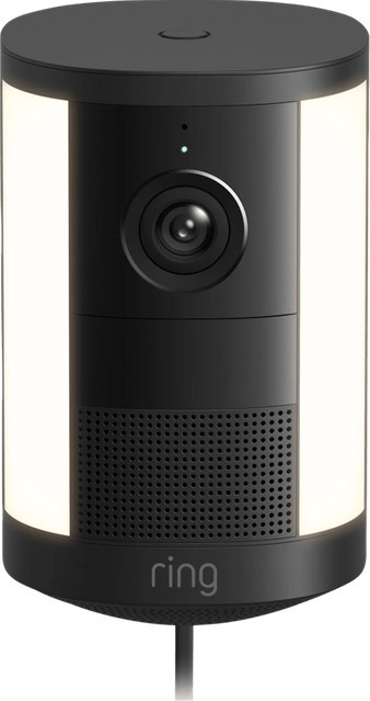 Ring Spotlight Kamera 2. Generation mit Stecker in Schwarz - Bild 1
