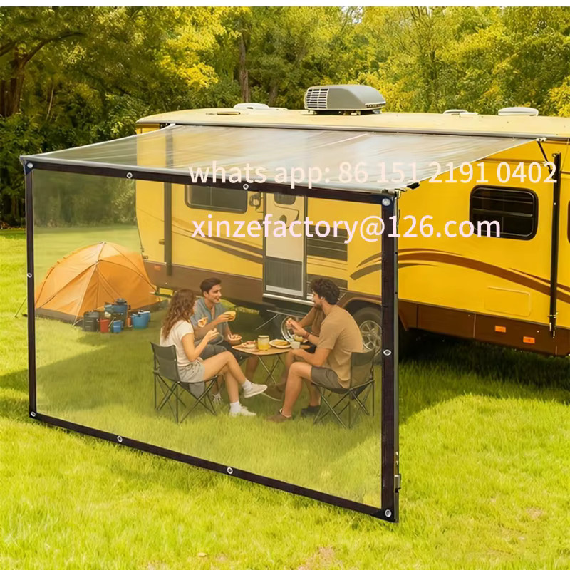 Transparentes PVC-Sonnenschutzdach als regensicheres und anpassbares Balkonfenster für den Garten und Pflanzen - Bild 2