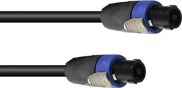 PSSO Lautsprecherkabel Speakon 4x2,5 in Schwarz, Länge: 20 m - Bild 1