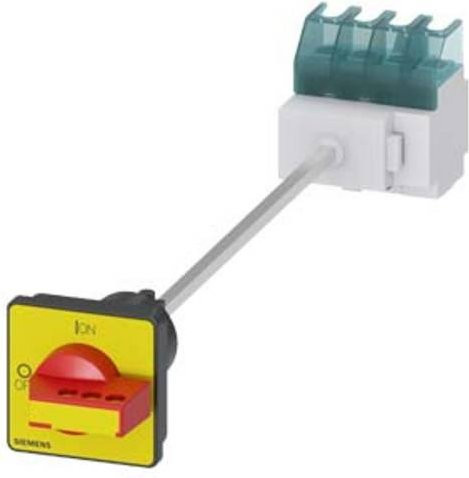 Siemens Lasttrennschalter 4polig 32A 16mm² 690 V/AC in Rot und Gelb 3LD22171TL13 - Bild 1